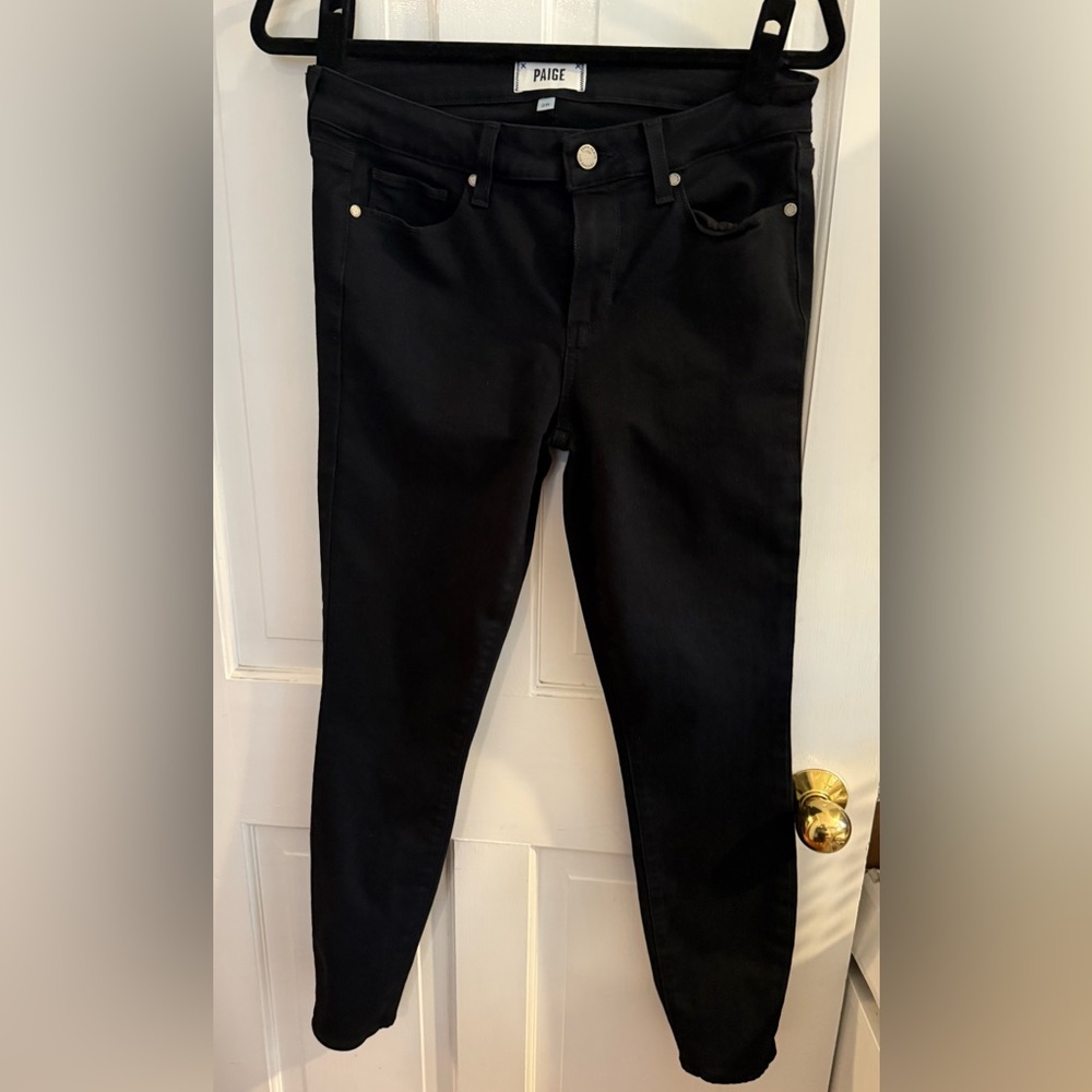 PAIGE Black Verdugo Ankle Jeans